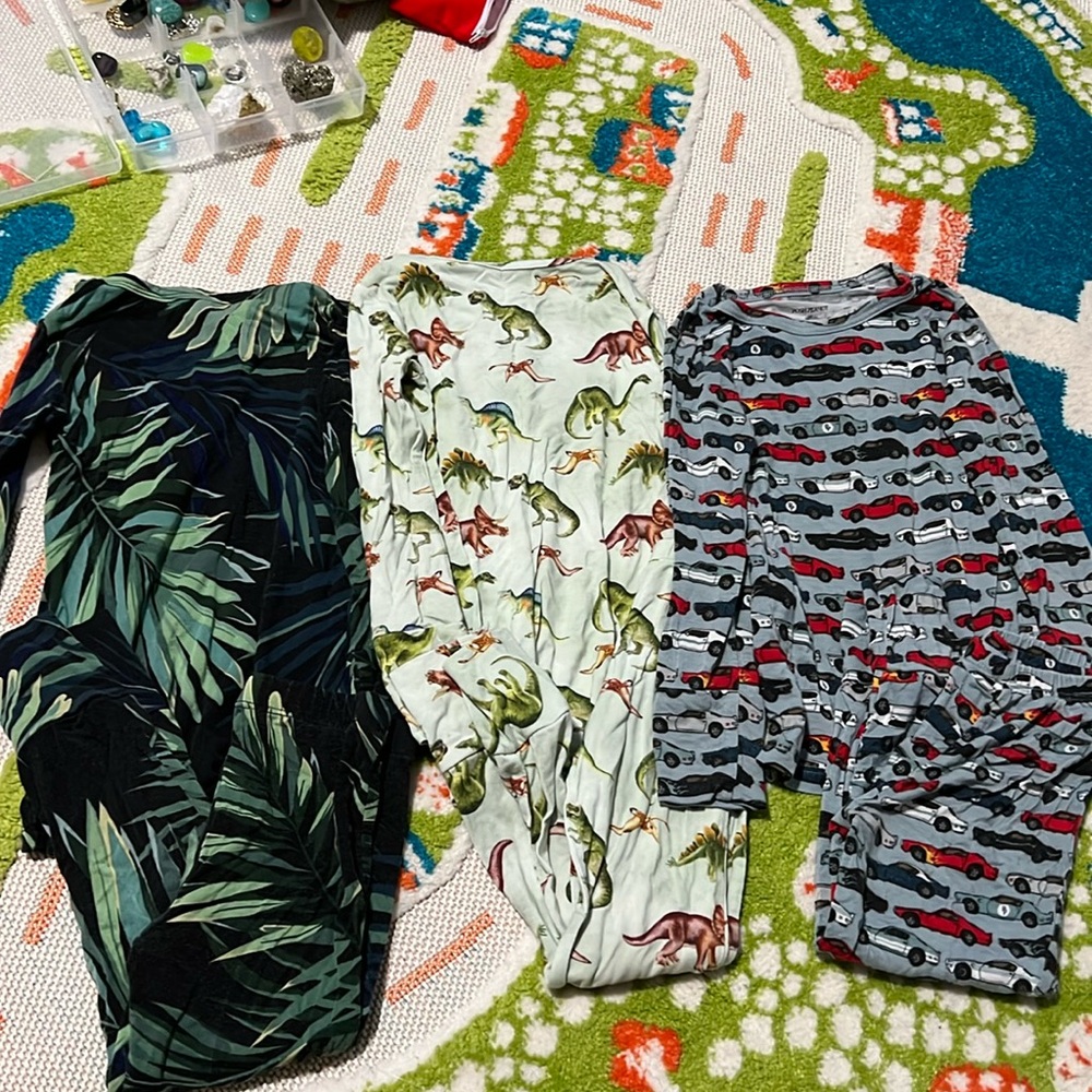 GUC 3 pairs pajamas Posh Peanut size  3T bamboo